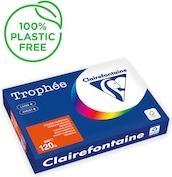 Actual product image Clairefontaine Copy paper Trophee A3 120g/sqm PU=250 sheets brick red (120 g/m², A3)