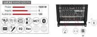 Actual product image HK Audio Lucas Nano 605 FX (Active, 1x 460 W)