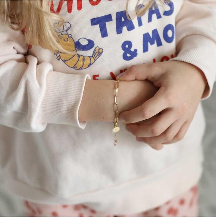 Immagine prodotto Cool Time Kids Kinderarmband (17 cm, Acciaio inox IP oro)