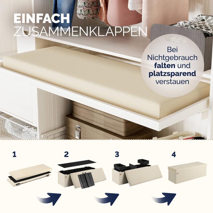 Image du produit Casaria Coffre de siège Cord (114 cm)