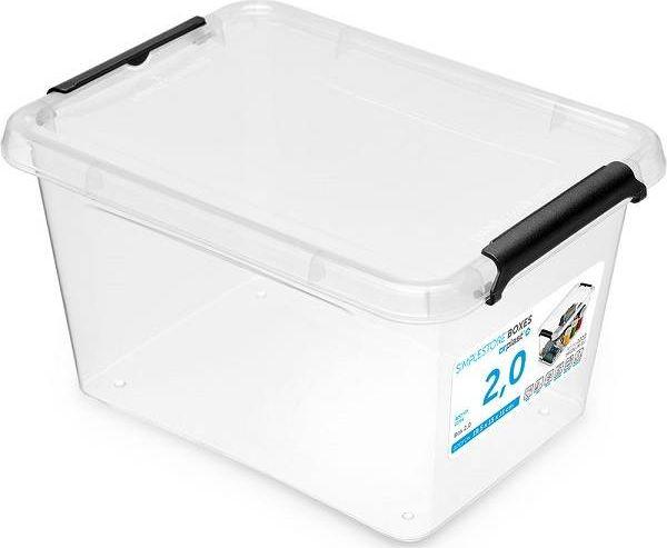 Productafbeelding Orplast Opbergdoos Simple Box, 2l, transparant (2 l)