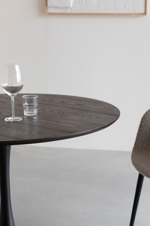 Actual product image White Label Living Raku Table Brown/Black (110 x 75 cm)