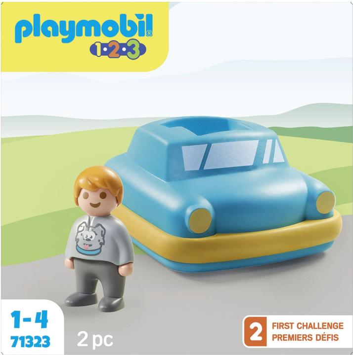 Produktbild Playmobil 1.2.3: Push & Go Car (71323, Playmobil 1.2.3)