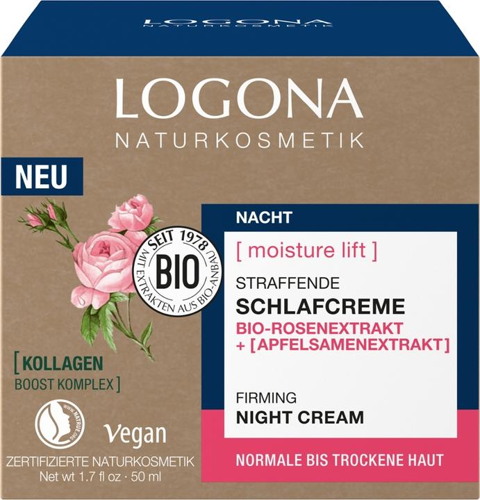 Actual product image Logona Sleeping Cream Firm. Moisturising (50 ml, Night cream)