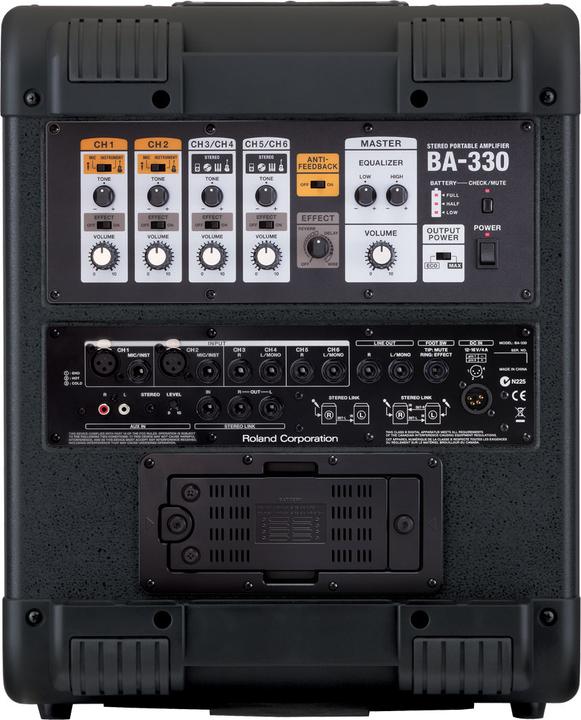 Produktbild Roland BA-330, Batterie-Verstärker, schwarz (30 W)