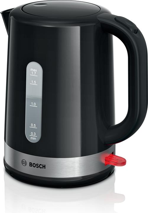 Bosch Hausgeräte TWK6A513 bouilloire électrique Noir, Acier inoxydable (1.70 l)