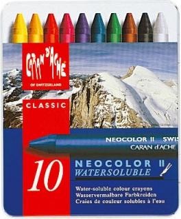 Immagine prodotto Caran d'Ache Neocolor II Aquarelle Metallschachtel (Multicolore, 10 x)