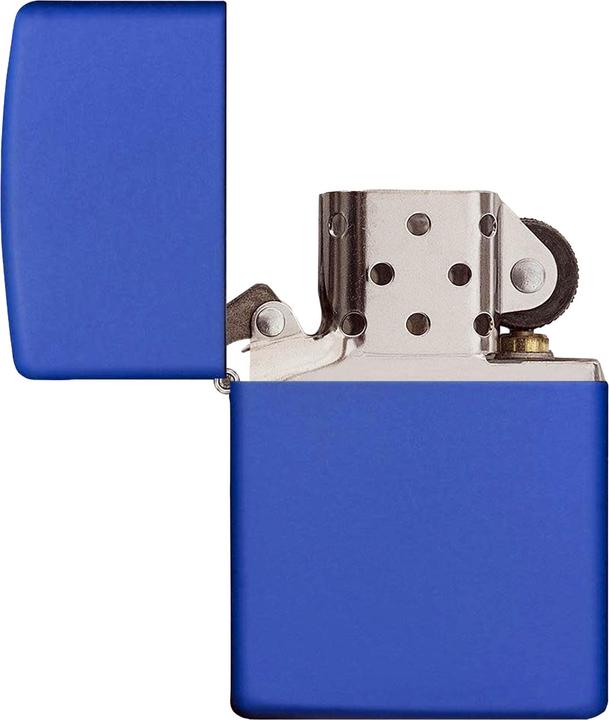 Actual product image Zippo Lighter Basic Royal Blue Matte