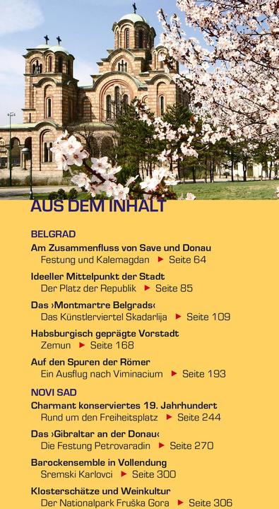 Produktbild Reiseführer Belgrad und Novi Sad (Deutsch, Birgitta Gabriela Hannover Moser, 2019)