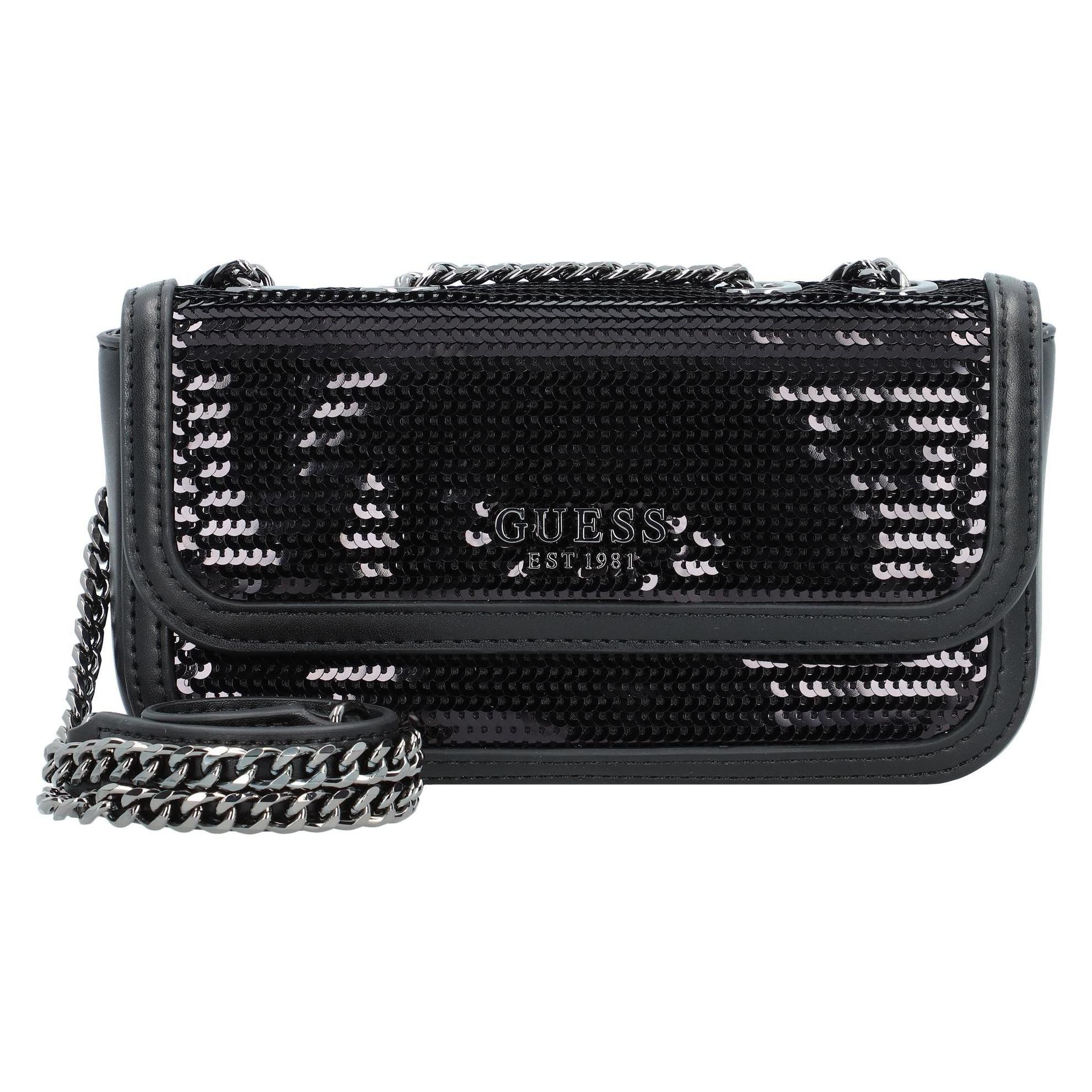 Guess, Damen, Handtasche, Kaska Umhängetasche 18 Cm, Schwarz