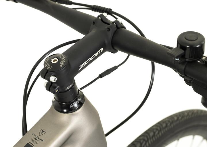 Actual product image Totem Urban E-Bike Fitness 28" HWD mid-motor 70NM / 6.4Ah platinum (48 cm)