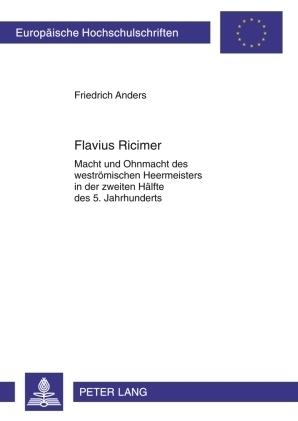 Produktbild Flavius Ricimer (Deutsch, Friedrich Anders, 2010)