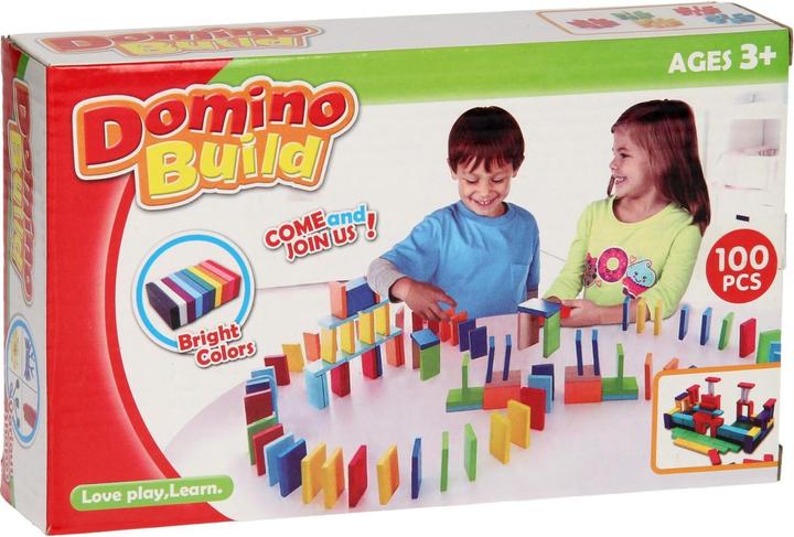 Actual product image Wooden dominoes, 100 pieces