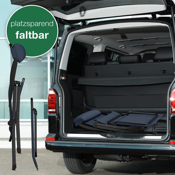 Immagine prodotto Aktivshop Klappstuhl aktiv Camping mit Beinauflage