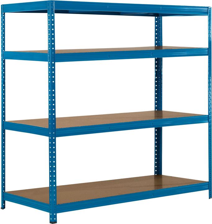 Actual product image SZ Metall Wide span shelving 28162-4 blue 150.0 x 80.0 x 160.0 cm