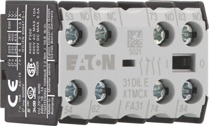 Image du produit Eaton Contact auxiliaire pour contacteur "DIL E" 2 NF