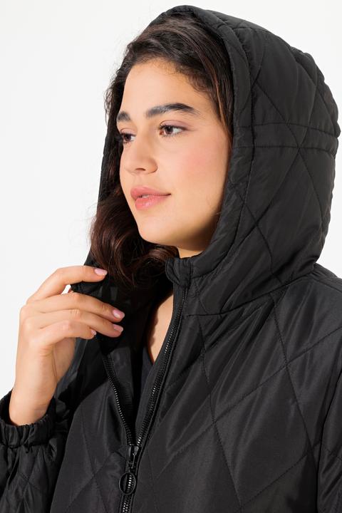 Image du produit Ulla Popken Manteau matelassé léger, imperméable, fermeture éclair à double sens (42, 44)