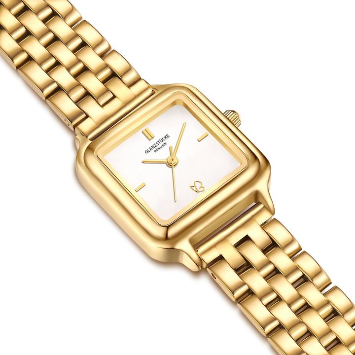 Actual product image Glanzstücke München Damen Quarzuhr gelbgold Edelstahl gelbgold - 38024 (32 mm)