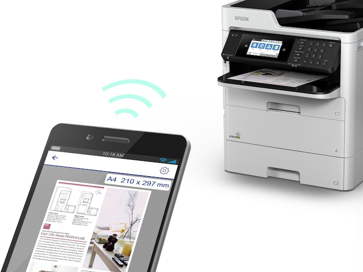 Produktbild Epson WorkForce Pro WF-C579RDWF BAM MFP Print 34ppm Scan Fax (Tintentank, Farbe)