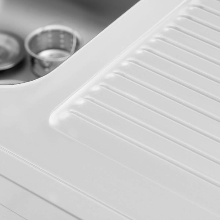 Image du produit Royal Catering Plonge inox sur meuble - 1 bac - - Acier inoxydable - 400 x 400 x 240 mm