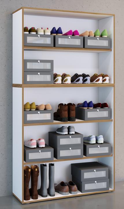 Actual product image VCM Regal Bücher Ordner Salia 5fach B. 100cm (100 x 33 x 183 cm)