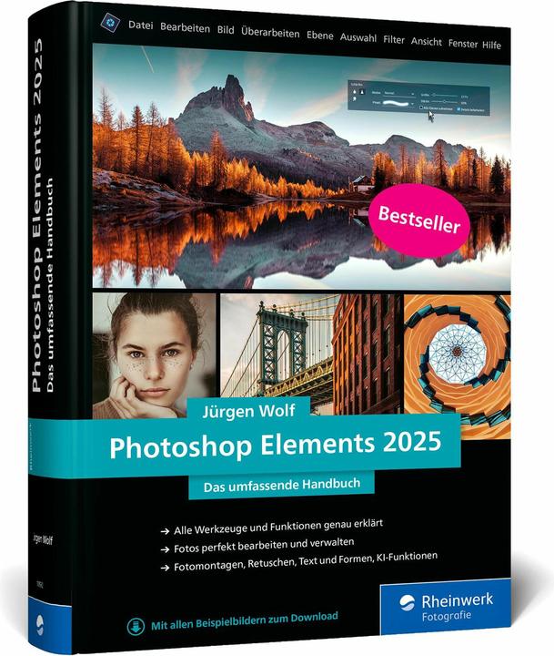Photoshop Elements 2025 (Deutsch, Jürgen Wolf, 2024)