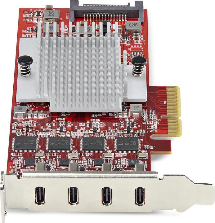 Produktbild StarTech 4-PORT USB-C 10GB PCIE CARD LP USB-C 3.2 10GBPS