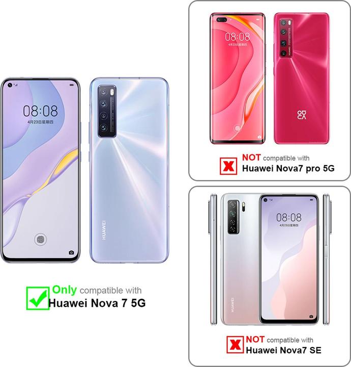 Actual product image Cadorabo Book Jeans Optics Cover (Huawei Nova 7 5G)