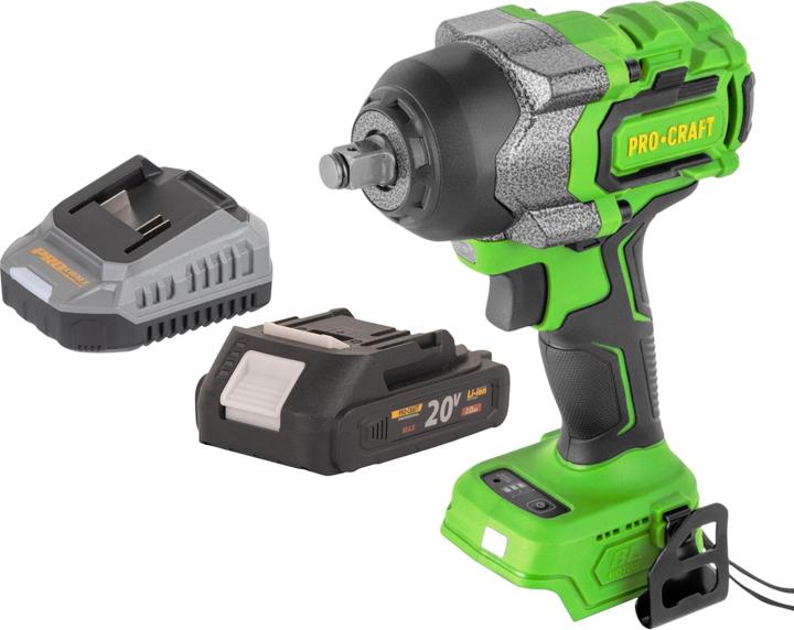 Produktbild Procraft PWA36bb Akku Schlagschrauber 20 V 850 Nm 1/2" Brushless + 1x Akku 2,0 Ah + Ladegerät (Bohrschrauber, Schlagschrauber)