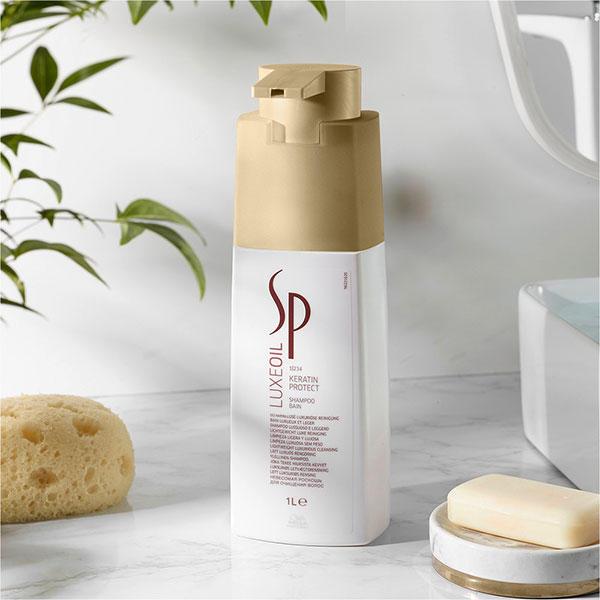 Image du produit Wella SP Luxe Oil Keratin Protect (1000 ml, Shampoing liquide)