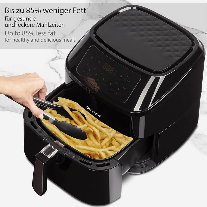 Produktbild Onvaya Airfryer XXL Heissluftfritteuse mit 10 Programmen
