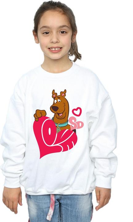 Produktbild Scooby Doo Love Heart Sweatshirt Mädchen (128)