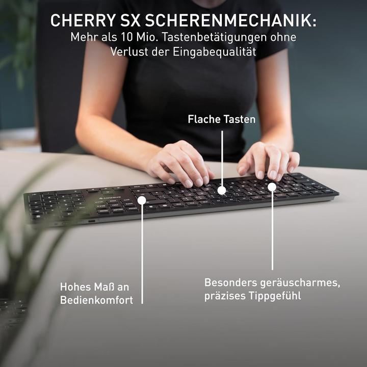 Actual product image CHERRY KW 9100 SLIM (English-international, Wireless)