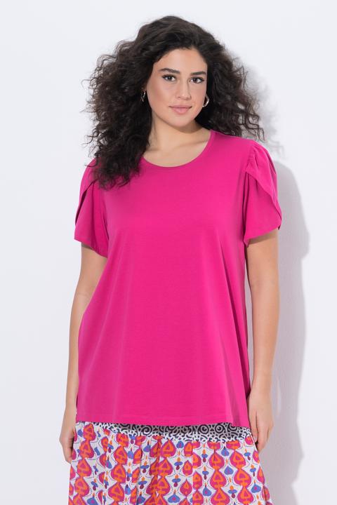 Actual product image Ulla Popken Draped Sleeve Tee (58)