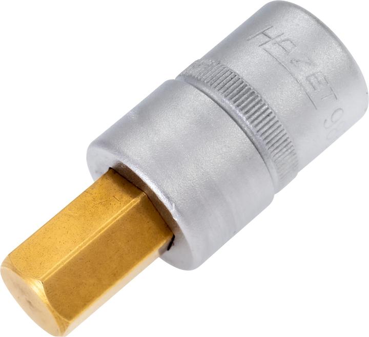 Produktbild HAZET Schraubendreher-Steckschlüsseleinsatz 986-14 ∙ Vierkant12,5 mm (1/2 Zoll) ∙ Innen Sechskant P… (14 mm)