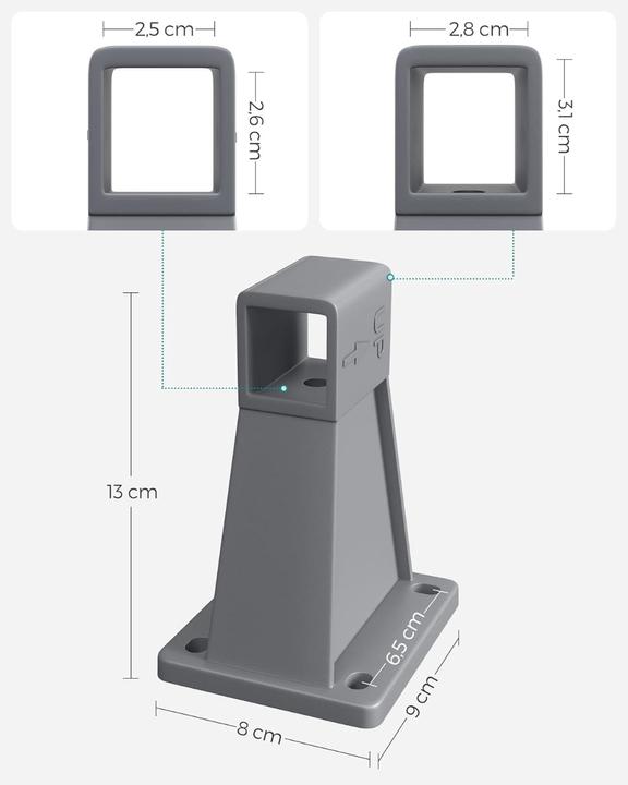 Immagine prodotto Songmics Seitenmarkise Zubehör (0.08 m)