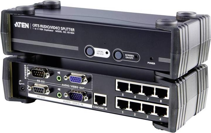 Immagine prodotto Aten Porta VGA splitter audio/video via CAT 5e/6 e RS232
