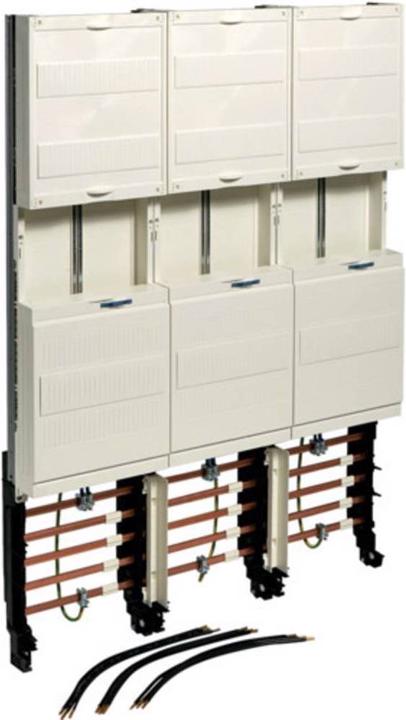 Actual product image Hager Complete bay universZ 3ZP 3 bay version NRW SH MV Nsachsen EONMitte