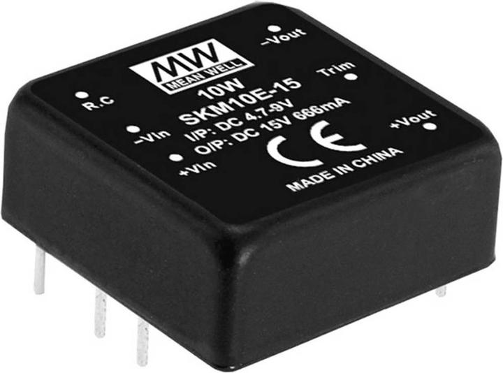 Image du produit MeanWell Modules de conversion DC/DC série SKM10 DIP x1 Case Single Output 1 régulé