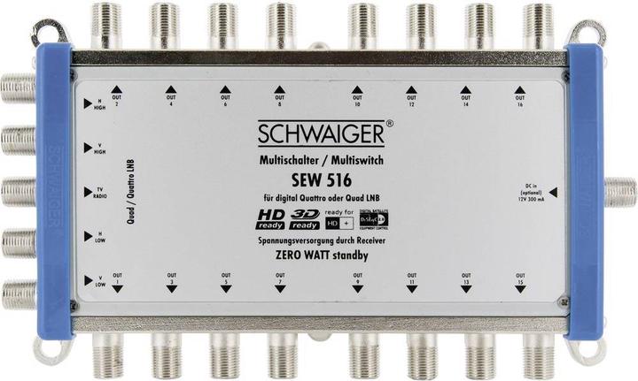 Schwaiger SAT-multischakelaar (Multischakelaar)