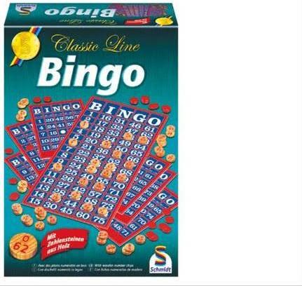 Actual product image Schmidt Spiele Bingo (Italian, French, German, English)