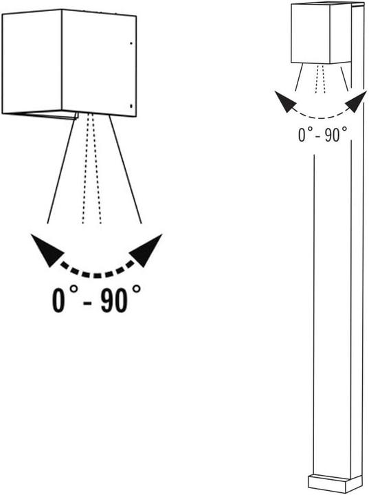 Actual product image Konstsmide LED outdoor floor lamp Cremona (600 lm, IP54)