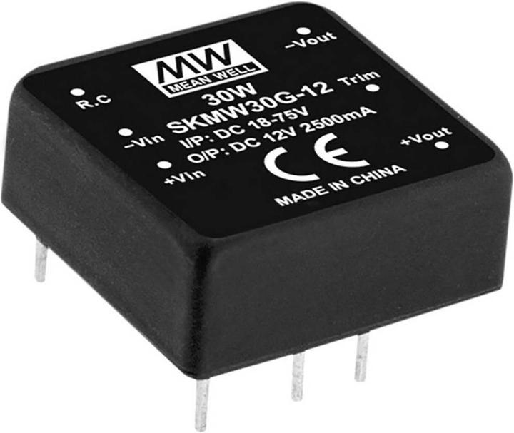 Image du produit MeanWell Modules de conversion DC/DC série SKMW30 DIP x1 Case Single Output 1 régulé