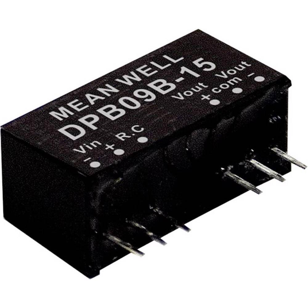 MeanWell, Spannungswandler, DC/DCWandlerModule Serie SPB09 DPB09 Case Single und Dual Output 1