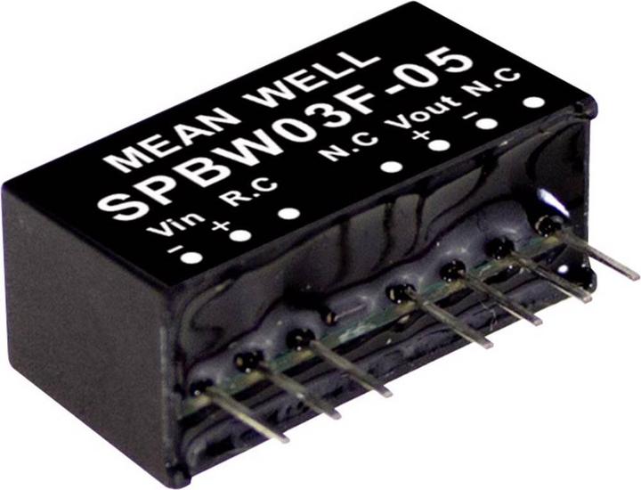 Actual product image MeanWell DC/DC converter modules Series Case Single Output 1 regulated