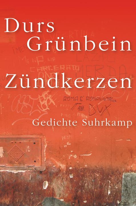 Produktbild Zündkerzen (Deutsch, Durs Grünbein, 2017)