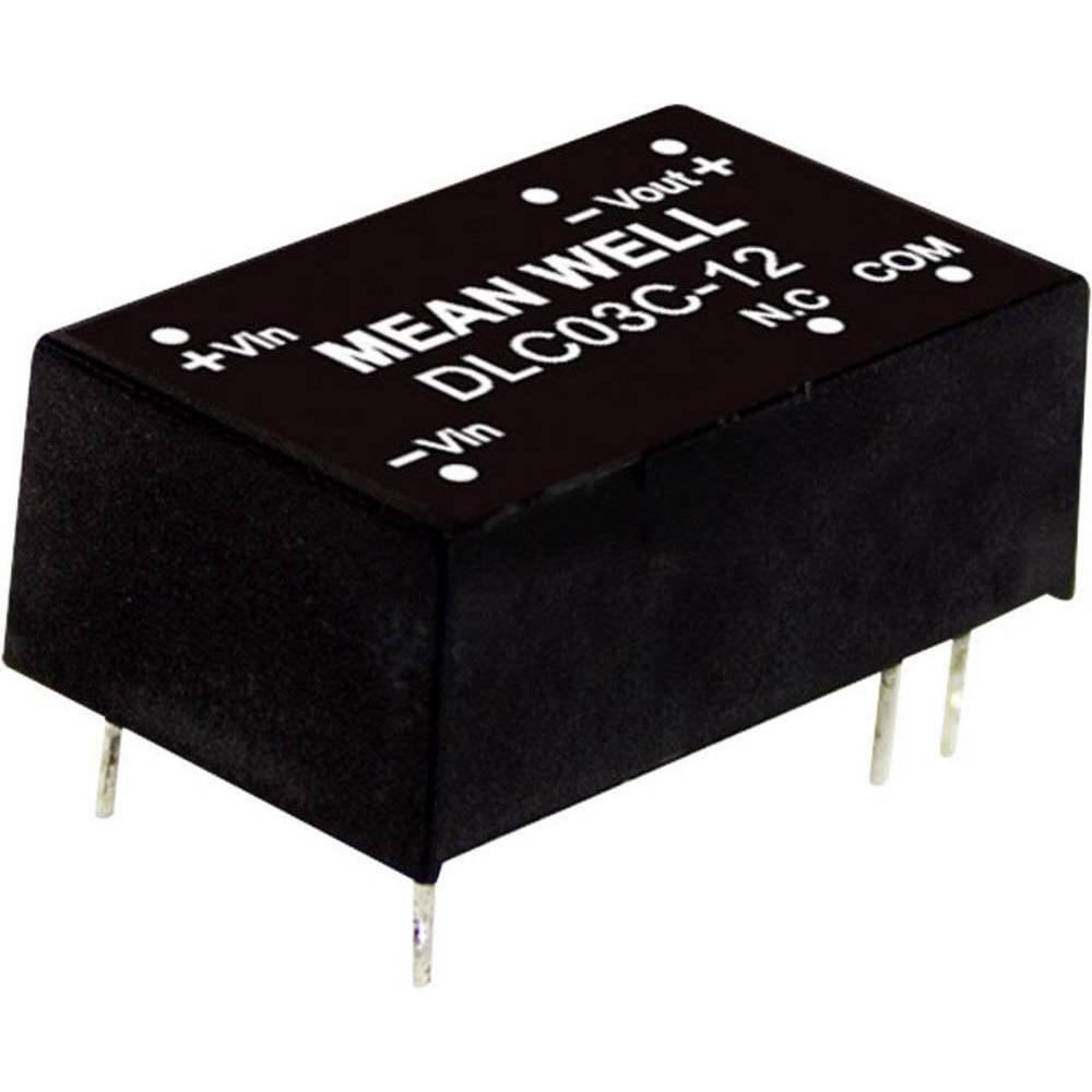 MeanWell, Spannungswandler, DC/DCWandlerModule Serie DLC03 DIP/DIL16 Case Dual Output 1 geregelt