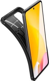 Actual product image Spigen RUGGED ARMOR XIAOMI 12 LITE MATTE Juodas (Xiaomi 12 Lite)