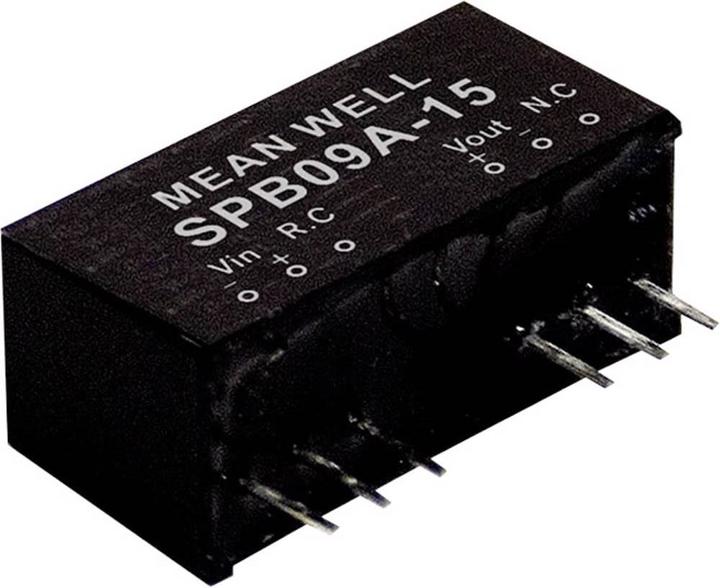 Image du produit MeanWell Modules de conversion DC/DC Boîtier de la série SPB09 Sortie unique 1