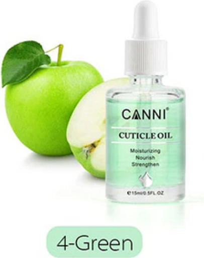Actual product image Canni Cuticle Oil Green (15 ml)